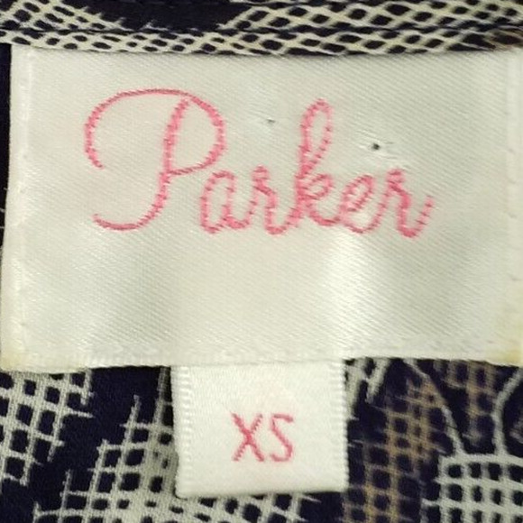 Parker Silk Sheer V-Neck Flutter Sleeve Top Blouse Size XS - Picture 5 of 7